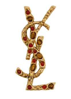 Cassandre stone-embellished brooch