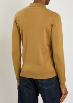 Caverhill merino wool polo shirt