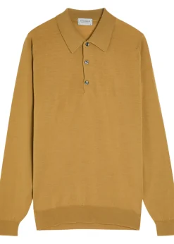 Caverhill merino wool polo shirt
