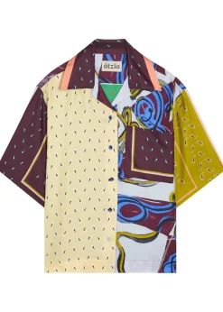 Cecilia printed silk shirt