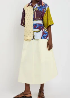 Cecilia printed silk shirt