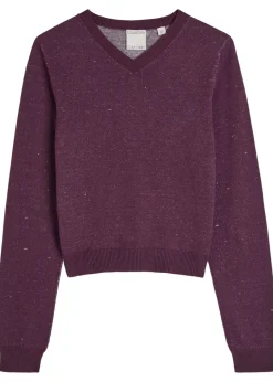 Celia linen-blend jumper