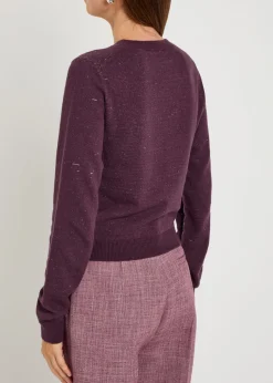 Celia linen-blend jumper