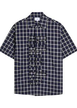 Center Logo Button Up Shirt