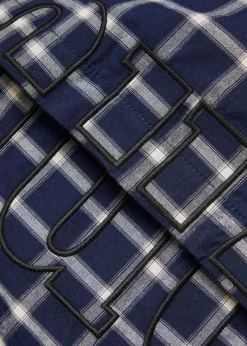 Center Logo Button Up Shirt