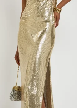 Chainmail maxi skirt