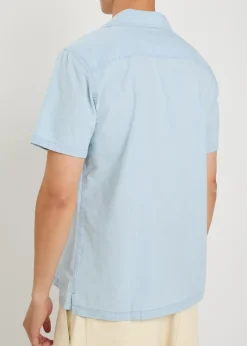 Chambray cotton shirt