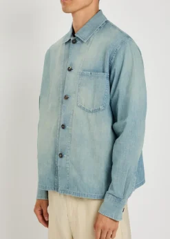Chambray denim shirt