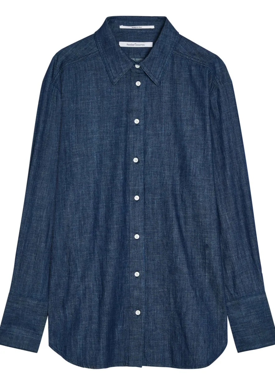 Chambray denim shirt