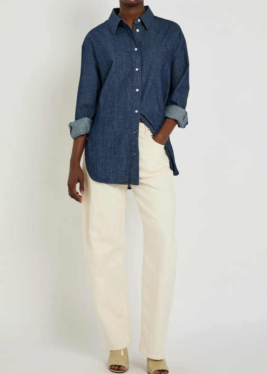 Chambray denim shirt