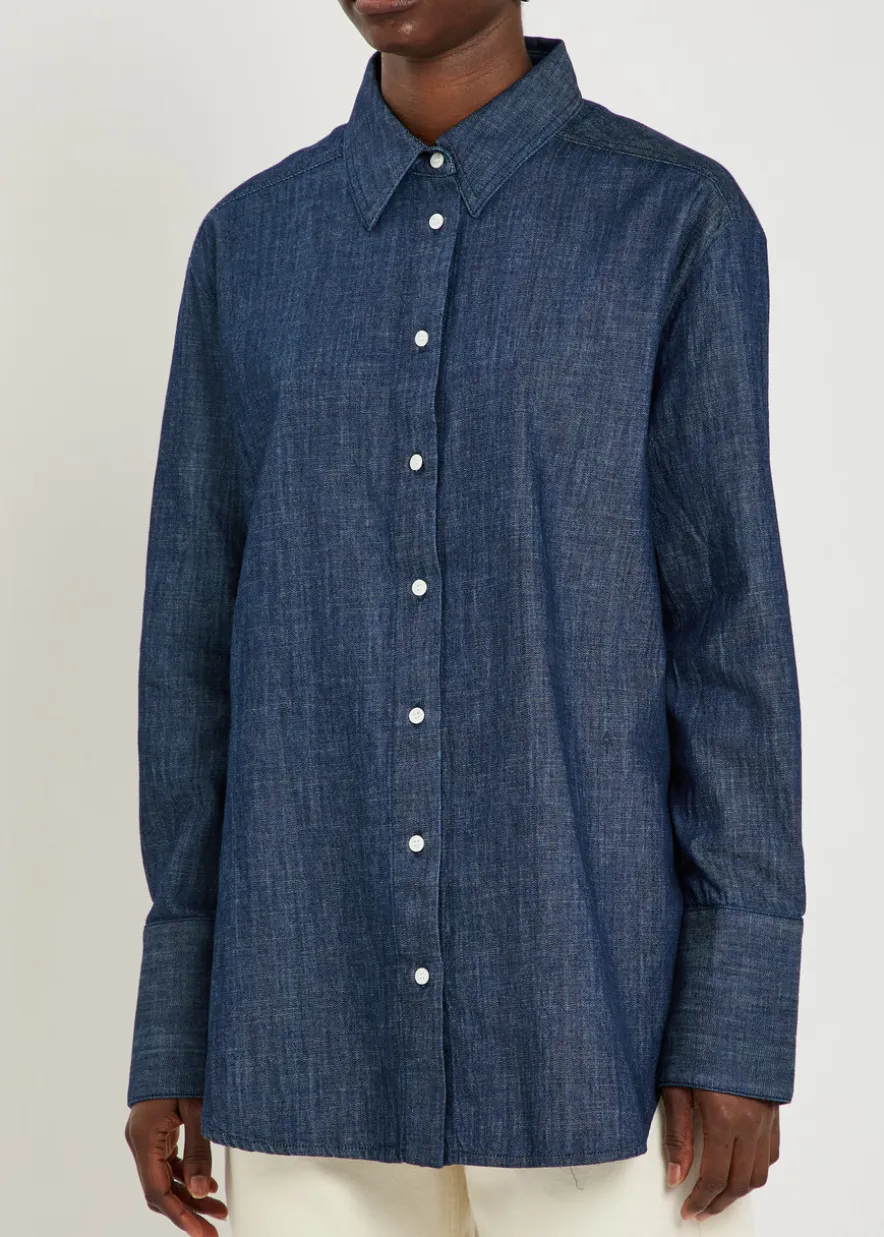 Chambray denim shirt