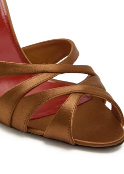 Chandelle 95 satin mules
