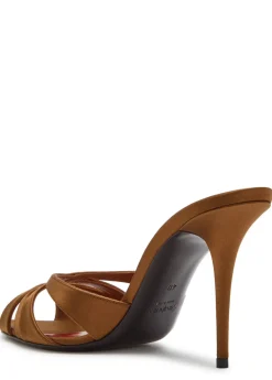 Chandelle 95 satin mules