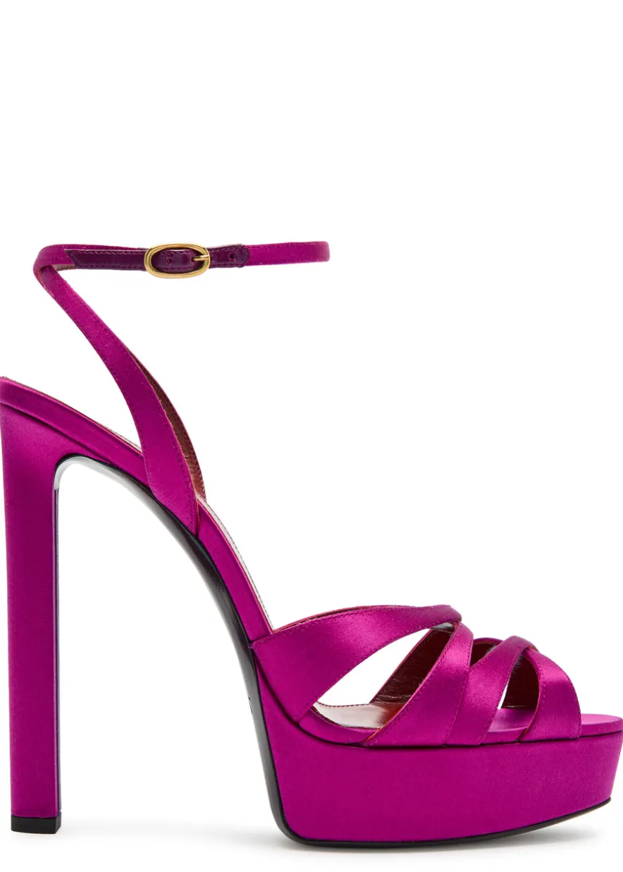 Chandelle 110 satin sandals