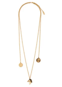 Charm-embellished necklace