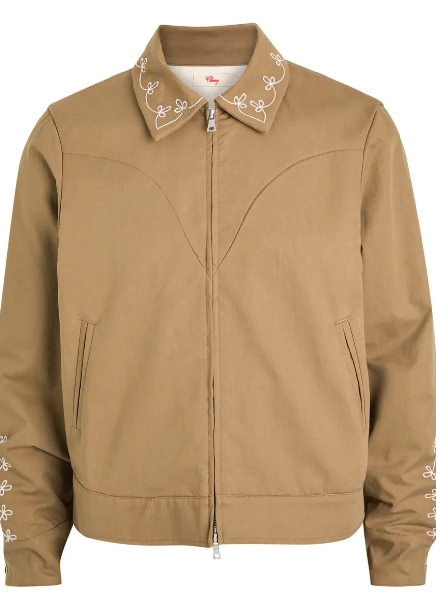 Charro embroidered cotton jacket
