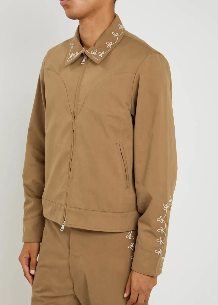 Charro embroidered cotton jacket
