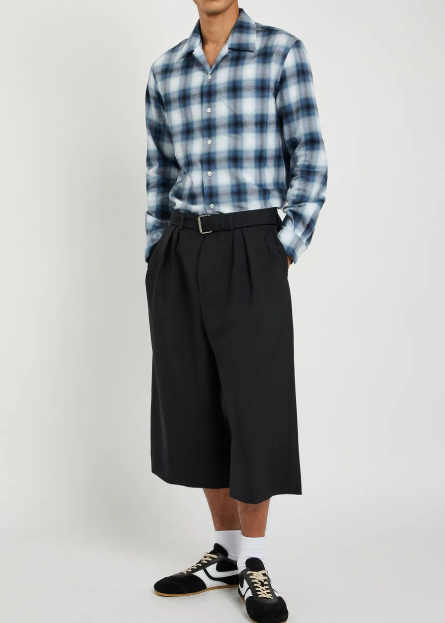 Checked cotton shirt