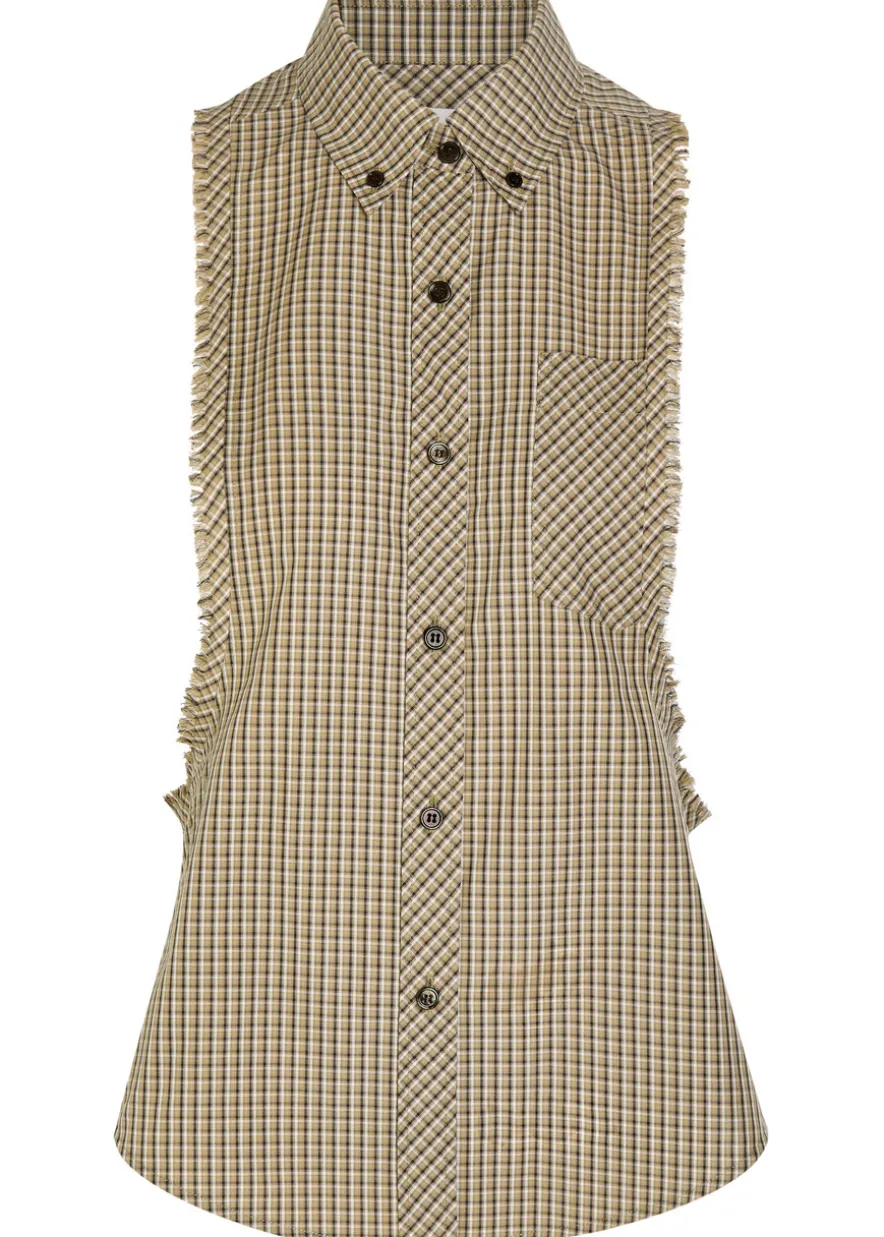 Checked cotton shirt