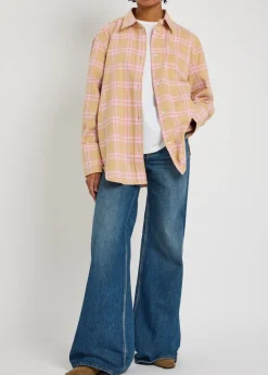 Checked flannel overshirt