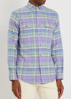 Checked flannel shirt