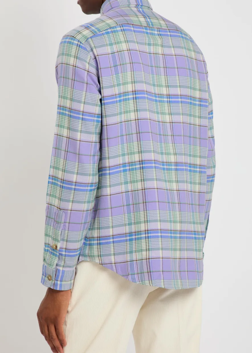 Checked flannel shirt