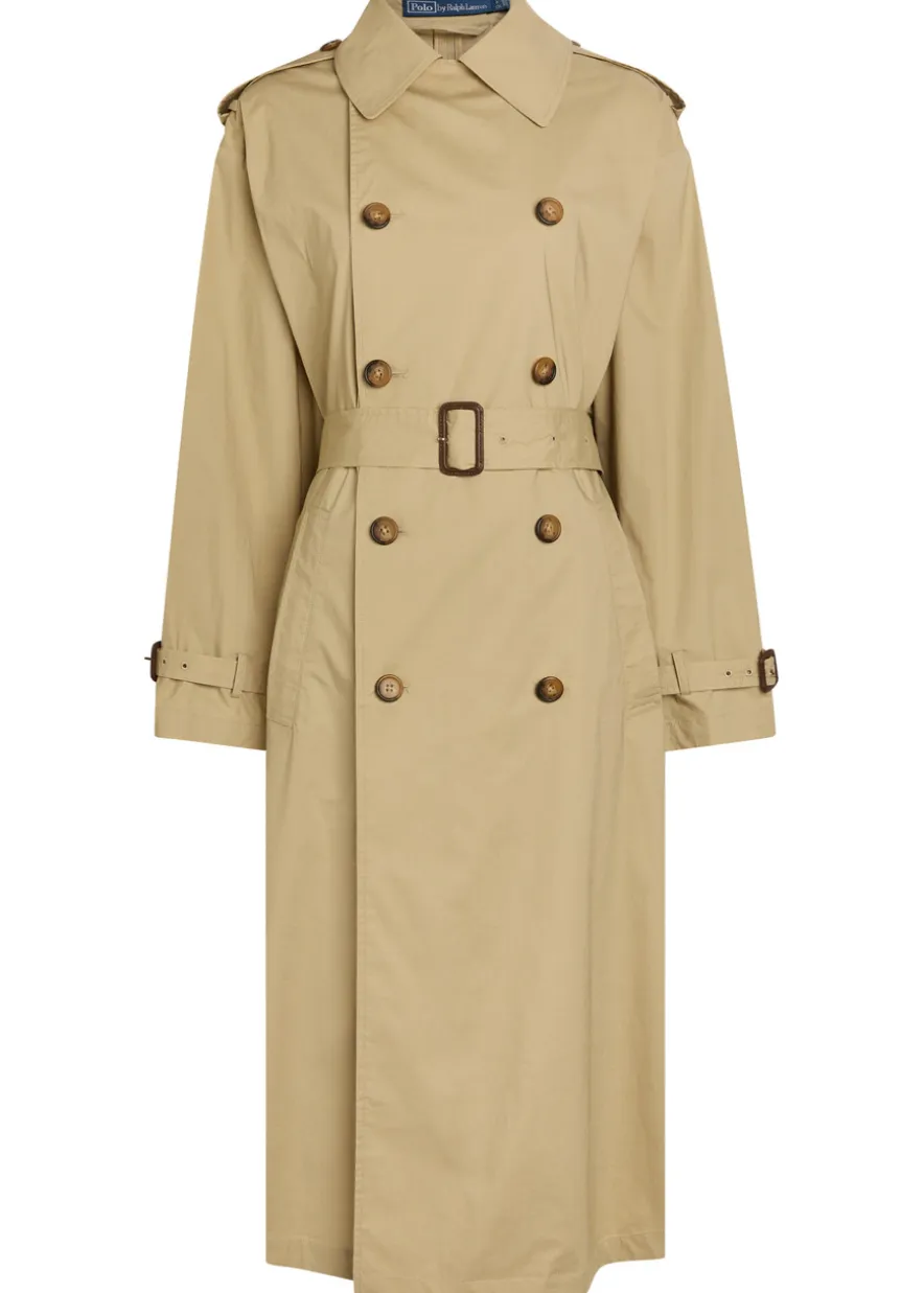 Chelsea belted stretch-cotton trench coat