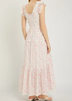 Chessie floral-print cotton maxi dress