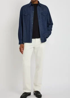 Chest pocket denim shirt