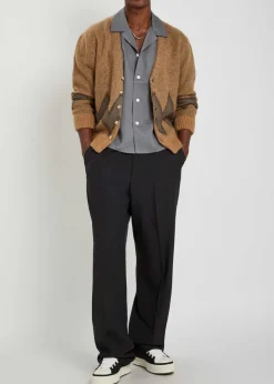 Chevy intarsia mohair-blend cardigan