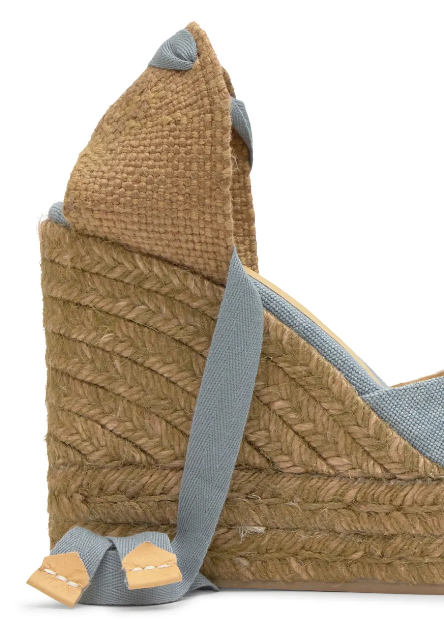 Chiara canvas platform espadrilles