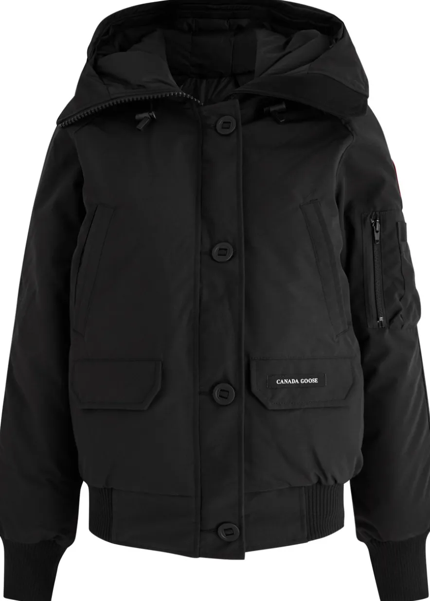 Chilliwack hooded shell bomber jacket