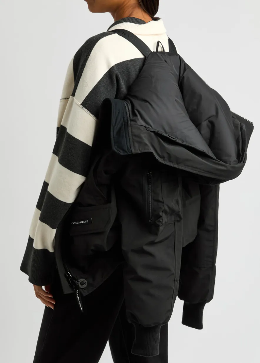 Chilliwack hooded shell bomber jacket