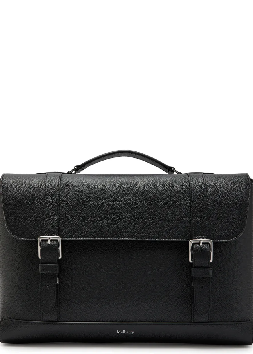 Chiltern grained leather brief case
