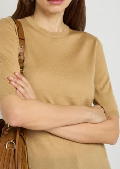Chryse cashmere and silk-blend T-shirt