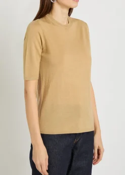 Chryse cashmere and silk-blend T-shirt