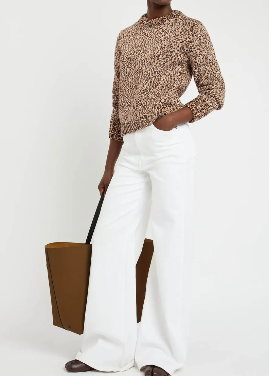 Chunky knit wool jumper