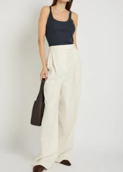 Cinxia cashmere and silk-blend tank