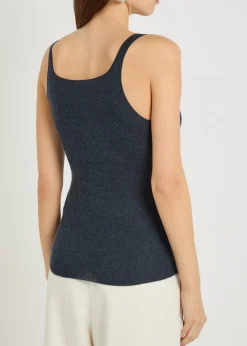 Cinxia cashmere and silk-blend tank