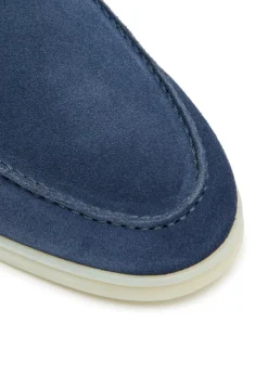City suede loafers