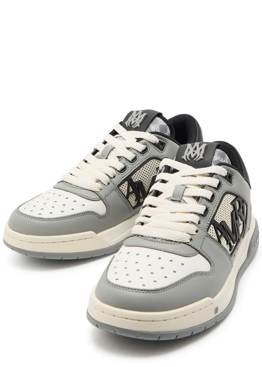 Classic logo-appliquéd leather sneakers