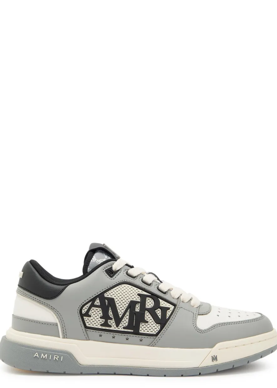 Classic logo-appliquéd leather sneakers