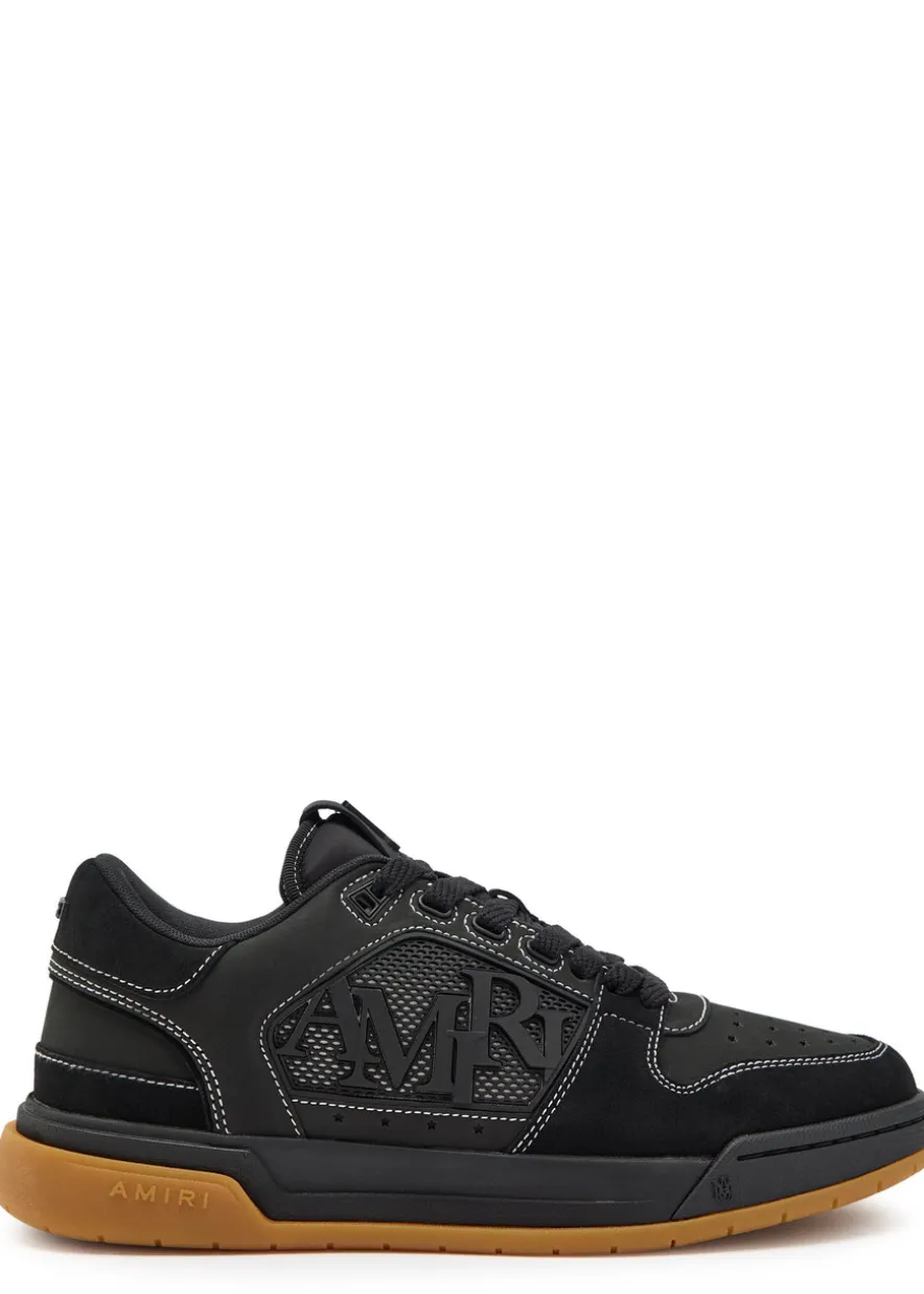 Classic logo-appliquéd suede sneakers