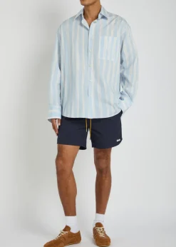 Classic Logo-embroidered cotton shorts