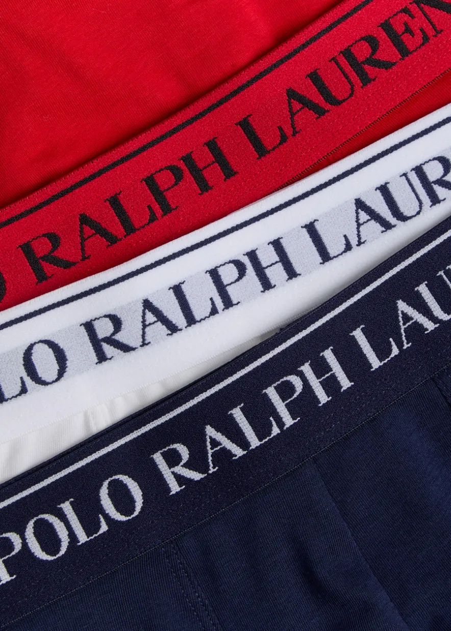Classic logo-jacquard stretch-cotton trunks - set of three