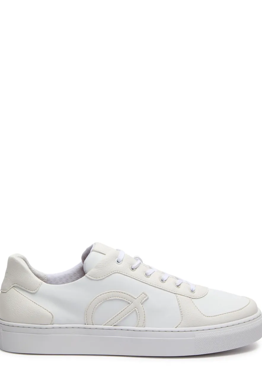 Classic panelled faux leather sneakers