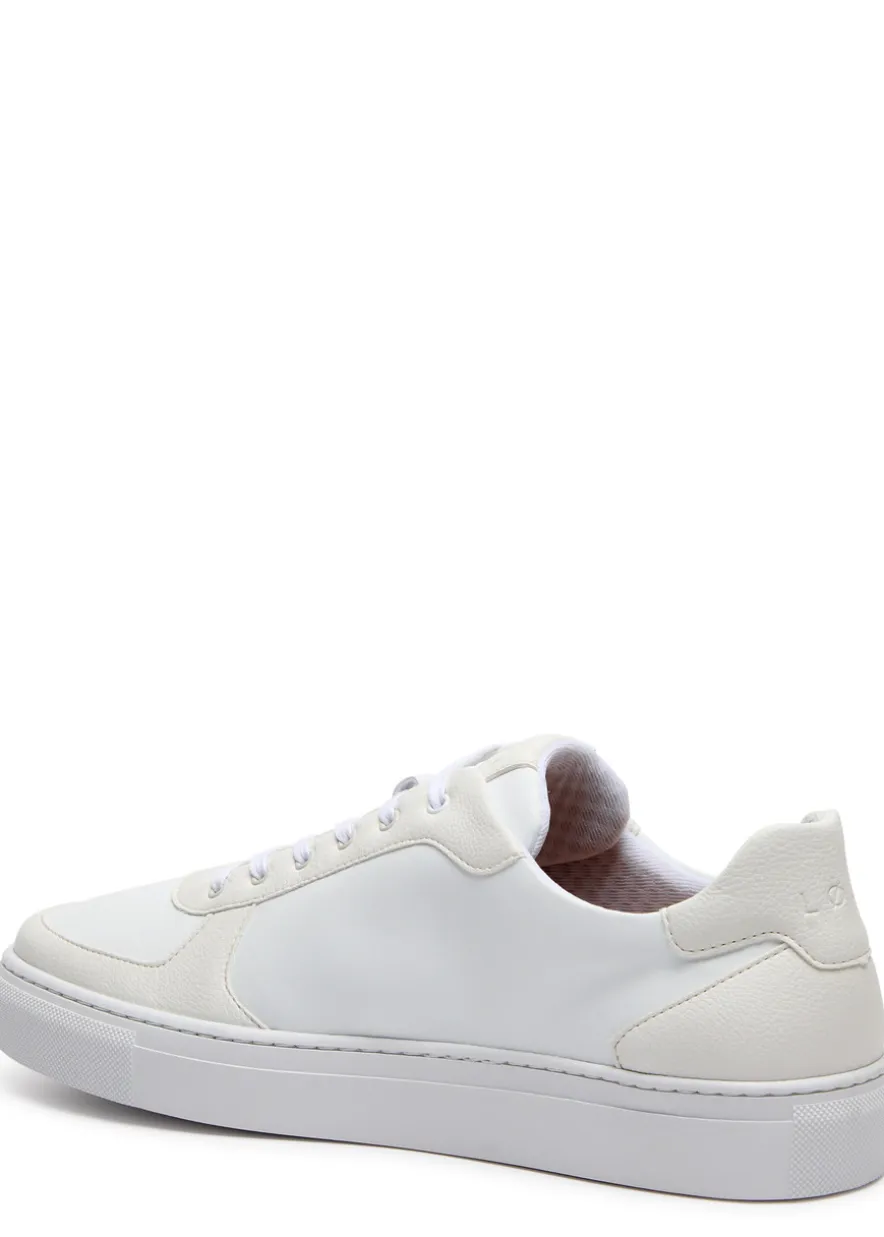 Classic panelled faux leather sneakers