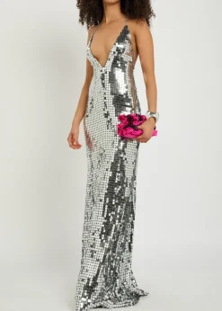 Claudie sequin-embellished maxi dress