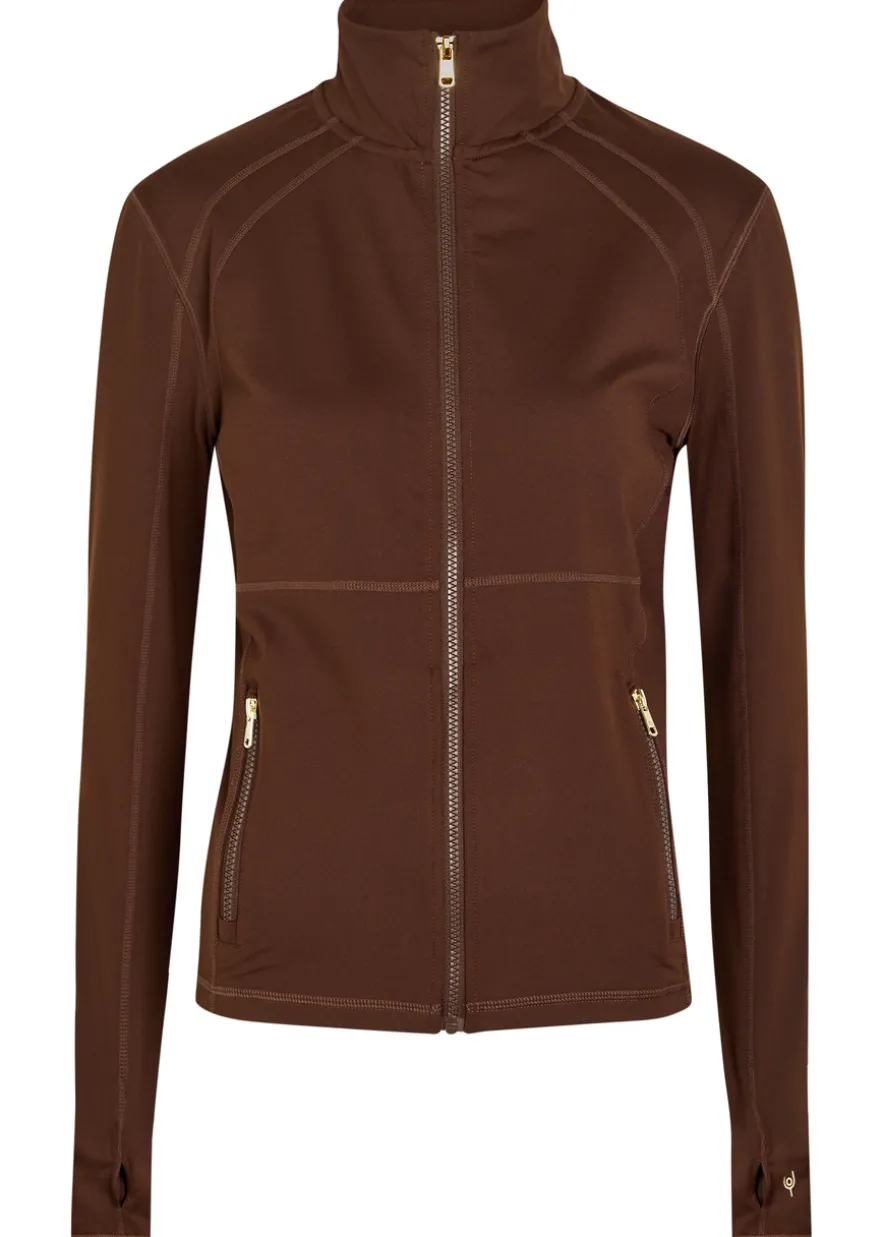 Clayton stretch-jersey jacket