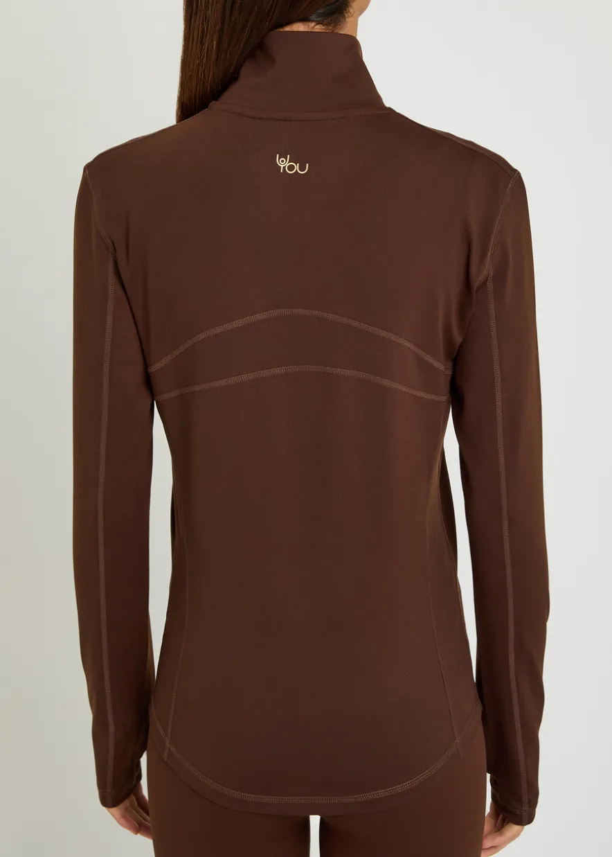 Clayton stretch-jersey jacket